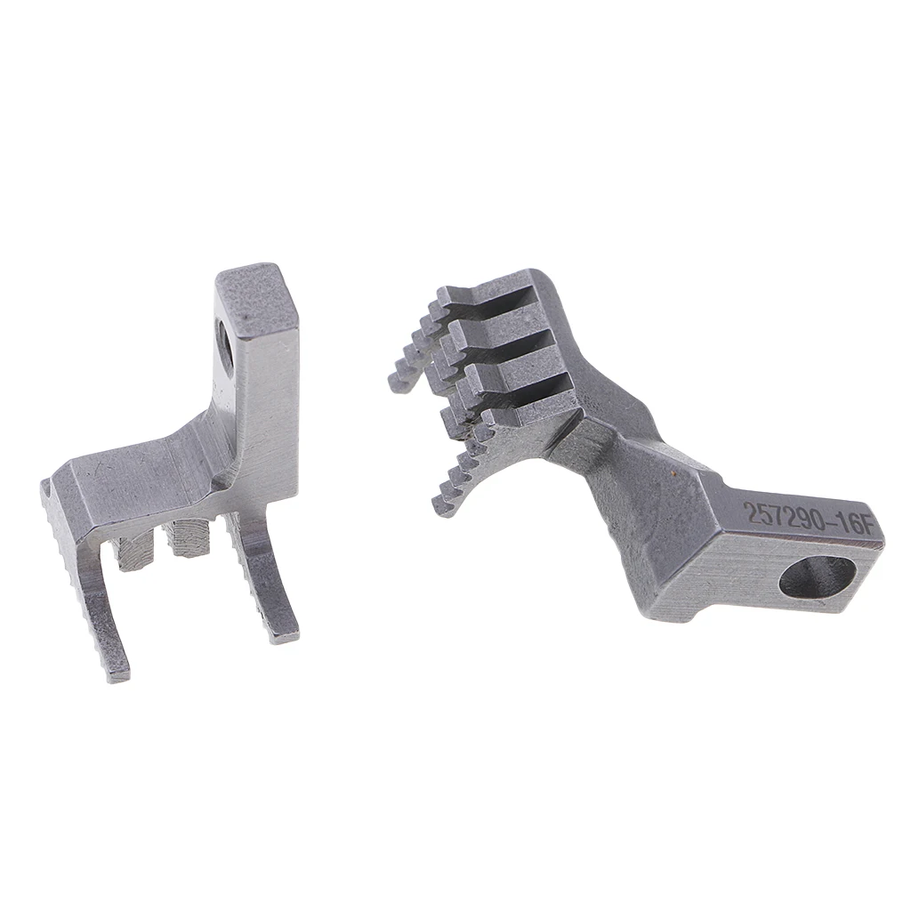 Industrial Sewing Machine Feed Dog Set 257290/257243 For Pegasus W600 W664-01CB