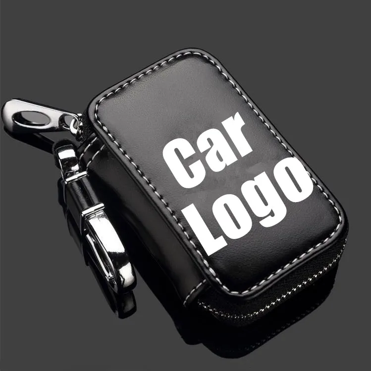 

LEATHER BRIGHT BLACK BROWN COLOR KEY HOLDER CASE WALLET FOR VOLKSWAGEN VW HONDA BUICK TOYOTA CHEVROLET HYUNDAI BABY520