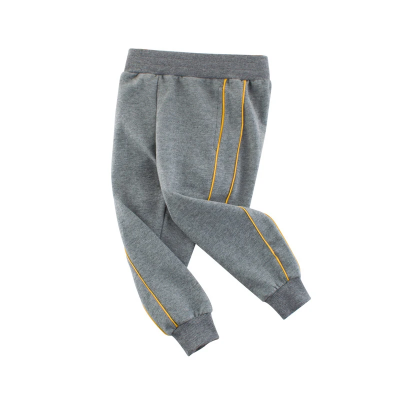 

2019 Spring Autumn Children Sports Pants Little Boys Leisure Trousers Kids Solid Color Cotton Sweatpants For Boys 2-8 Years