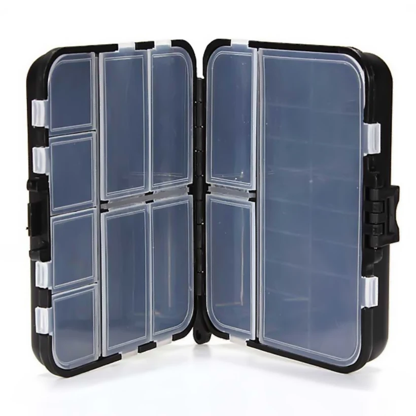 

JOSHNESE 26 Compartments Storage Case Fly Fishing Lure Spoon Hook Bait Tackle Case Box Fishing Accessories Tools 12*10*3.5cm