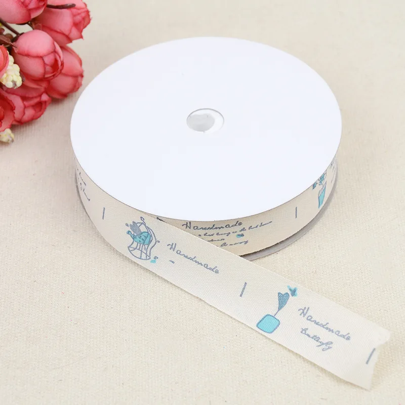 

Love Box English Embossed Belt Craft Belt Edging Belt 2cm Cotton Belt Clothing Home Improvement Accessories Polyester Material