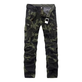

2017 spring men cargo pants military pants mens army green trousers without belt 29-40 AYG220