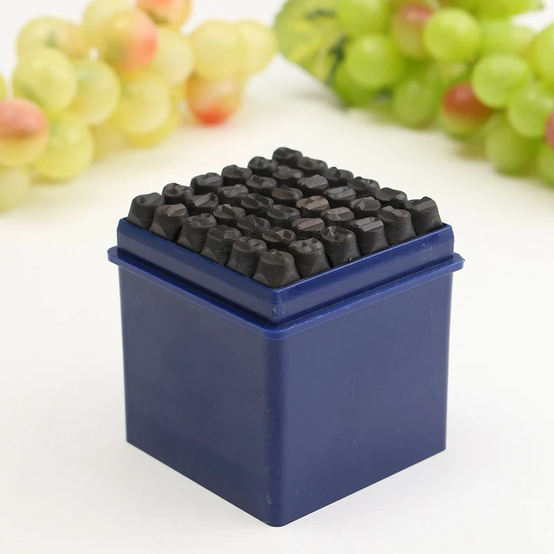 

Hot Selling 36pcs 6mm Steel Punch Alphabet Letter Number Stamp Tool Steel Metal Leather Craft For Home Handmade DIY Tools