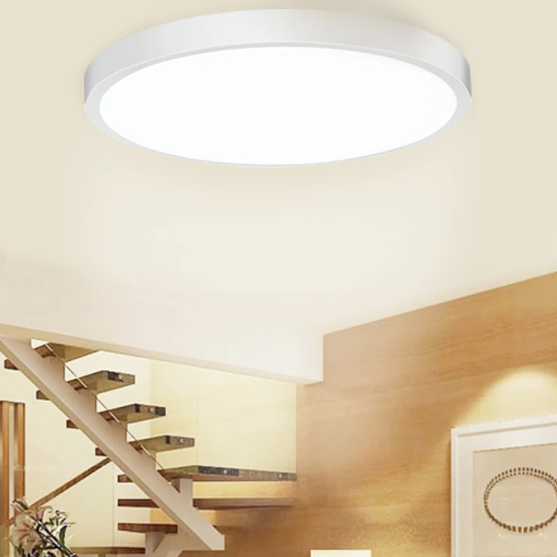 Поверхностный монтаж светодиодный потолочный светильник Современные светодиодные потолочные лампы для гостиной лампада светодиодный светильник для детской комнаты потолочные лампы