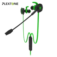 Plextone наушники-вкладыши игровая гарнитура стерео с микрофоном PC Gamer гарнитура для PS4 Xbox One