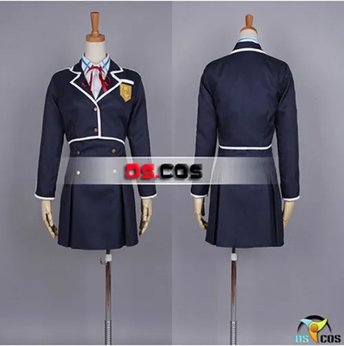 Anime Sword Art Online Asuna ALO End Words Blue Uniform Full Set 