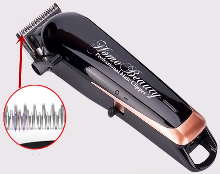 Волос clippper аккумуляторная профессиональная машинка для стрижки волос Триммер литиевая батарея