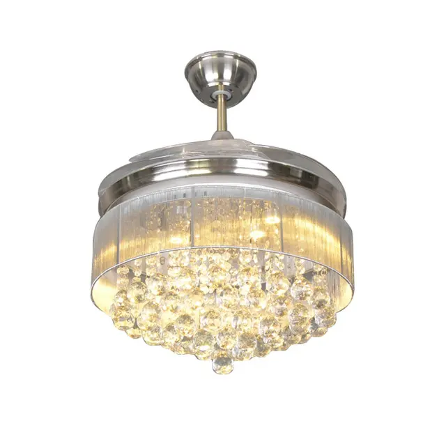 42 36 Inch Ceiling Fans Light Ac 110v 220v Invisible Blades