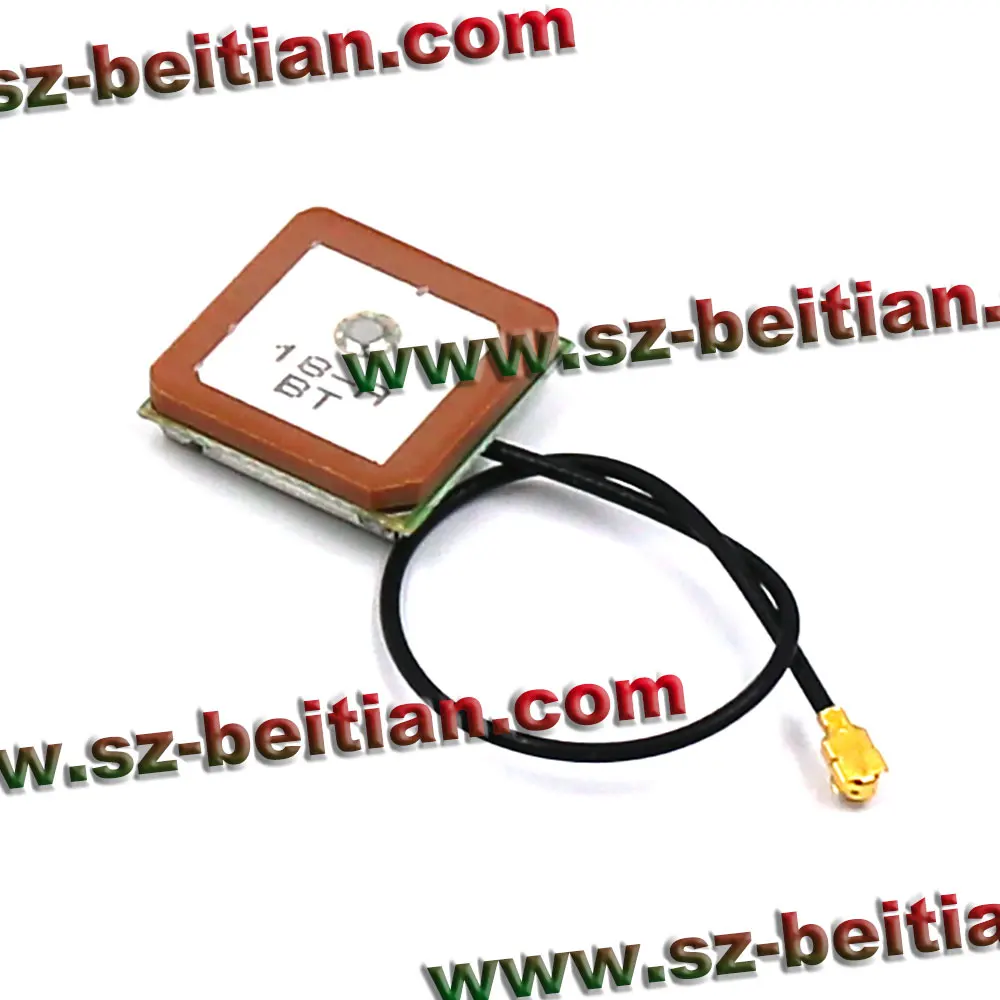 BEITIAN 28db IPEX gps+ ГЛОНАСС двойная активная внутренняя gps антенна 18*18*5 мм BT-18A