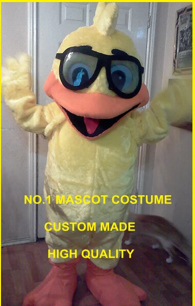 

factory custom costumes lovely diving yellow duck mascot costume adult duckling theme carnival mascotte fancy dress suit 1720