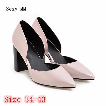 

High Heels Women Pumps Stiletto Woman Party Wedding High Heel Shoes Kitten Heels Plus Size 34 - 40 41 42 43
