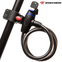 Portable Anti-theft Stainless Steel Cable Coil Bicycle Lock Bike Cycle Heavy Duty Security Lock Steel Spiral Cable Bicycle Lock