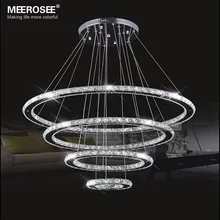 LED Crystal Ring Chandelier Light Modern LED Circle Chandelier Lamp / Lights / Light Fixture Ready Stock luxury diamond led chandelier crystal lamp modern crystal light fixture circle hanging lustres led decorate luminaire home light
