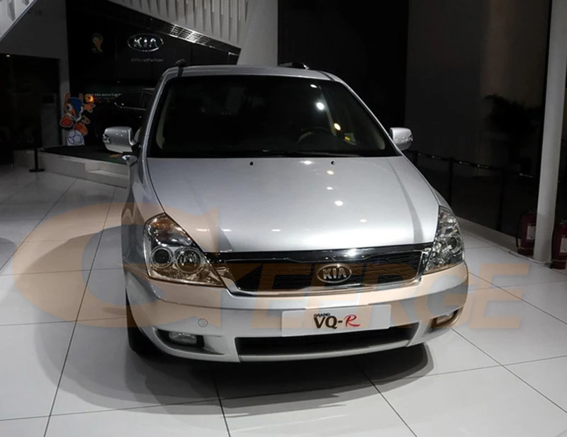 Для KIA grand carnival VQ 2006-2013 отличные глаза ангела Ультра яркое освещение фар ccfl ангельские глазки комплект Halo Кольцо