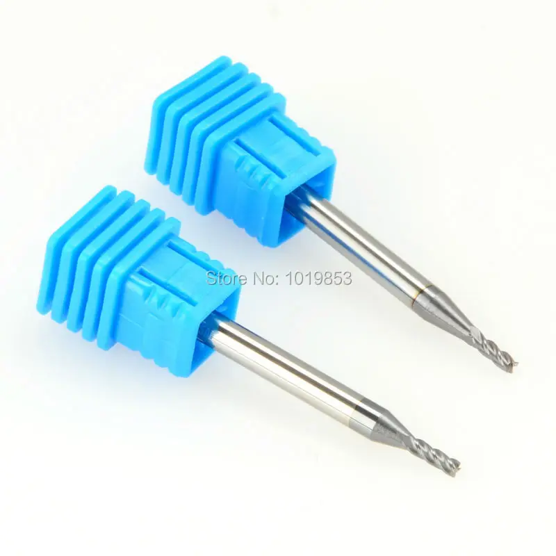 5 Pezzi Slon S200-2X4X50L Hrc50 4Mm Gambo Carburo Di Tungsteno Fresa Carburo De Fresa Fresa Per Acciaio O Ghisa