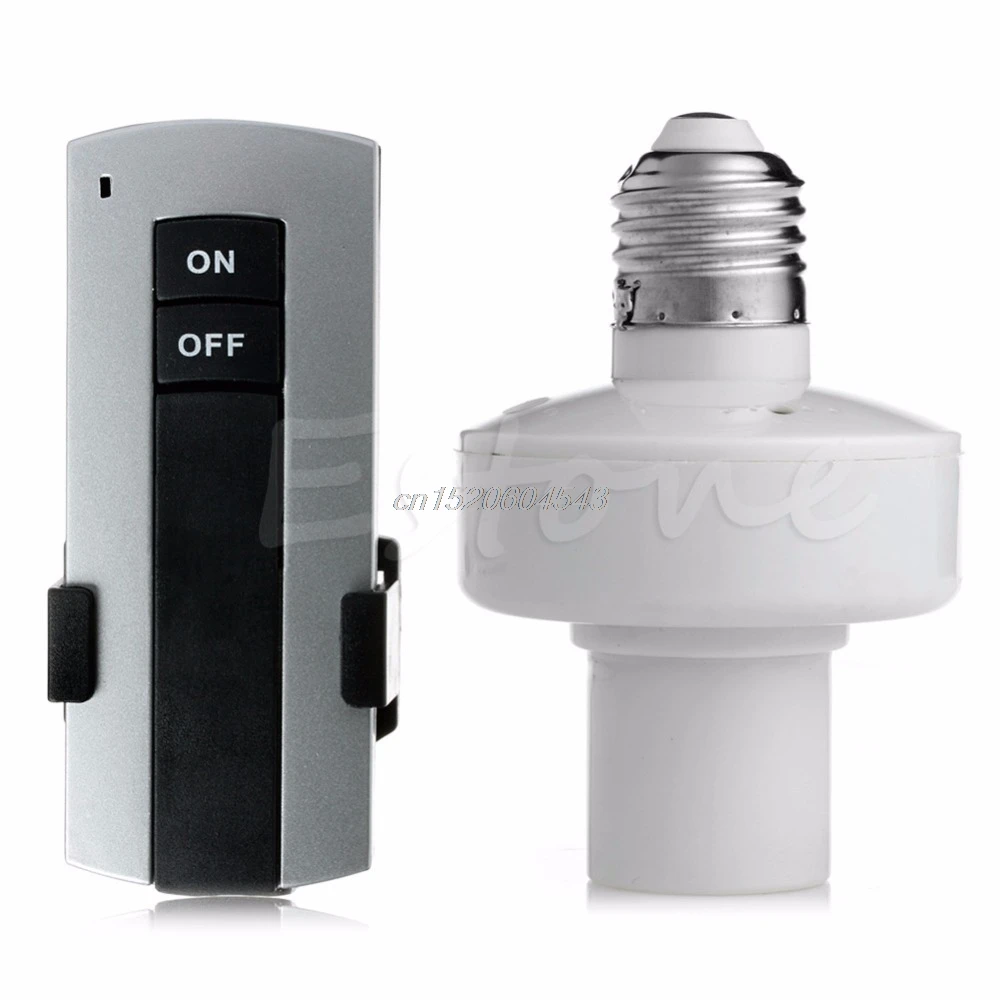 E27 Screw Wireless Remote Control Light Lamp Bulb Holder Cap Socket Switch R06 Drop Ship E27 Screw Wireless Remote Control Light Lamp Bulb Holder Cap Socket Switch R06 Drop Ship
