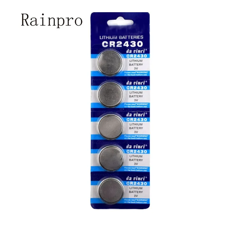 

Rainpro 10pcs/lot CR2430 3V for automotive remote control CR2430 button battery