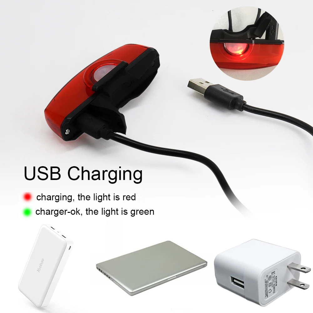 Clearance Powerful Bicycle Rear Light USB Rechargeable with Wide Beam Angle Safety Rear Bike Light LED Bike Tail light 4 Clearance Powerful Bicycle Rear Light USB Rechargeable with Wide Beam Angle Safety Rear Bike Light LED Bike Tail light 4