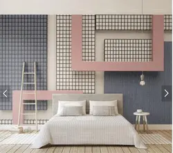 На заказ papel де parede 3d, Геометрическая квадратная решетка Фреска используется для гостиной диван спальня настенные украшения обои