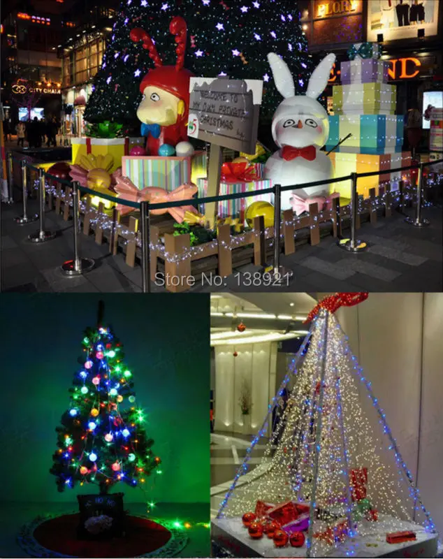 4 м 40 светодиодный Светодиодный фонарь на батарейках для рождественской гирлянды, вечерние, свадебные украшения, рождественские мигалки, сказочные огни, распродажа