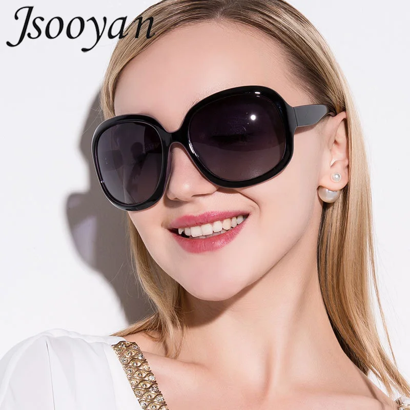 Jsooyan поляризационные очки солнцезащитные Женские роскошные брендовые