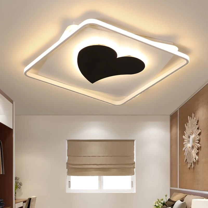 

LICAN Modern LED Ceiling Lights for Bedroom Living room Round Square 110V 220V Lustre Avize for home