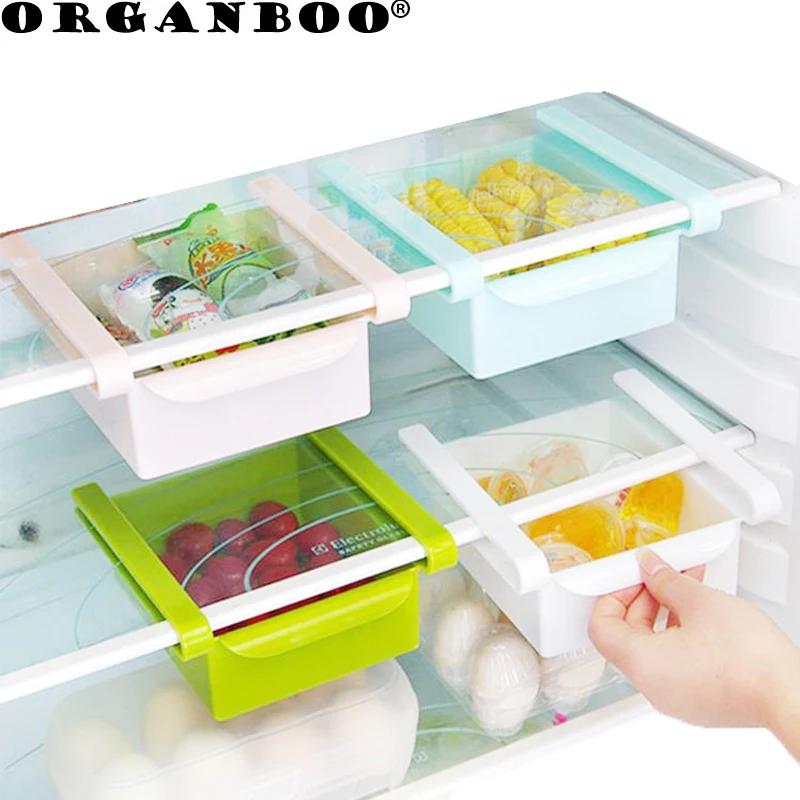 Organboo 1pc Multifunction Kitchen Refrigerator Storage Rack Space