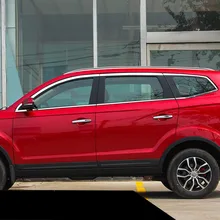 Lsrtw2017 macchina in acciaio inox 304 finestra trim per lifan x7 2016 2017 2018