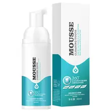 Стоматологическая пена для чистки зубов естественное свежее чистое дыхание отбеливание зубов удаление неприятного дыхания очиститель ротовой полости апельсиновый вкус