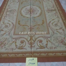 2x3 м французский ковры aubusson для украшения дома, французский abusson стороны плетение шерстяной ковер