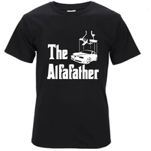 Tshirt Funny Short Sleeve Cotton Plus Size T Shirt Men’s Alfa Romeo 159/156 Milano Turbo Evoluzione Rosso T-Shirt XS-XXL