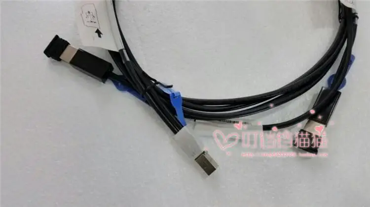 

RaidStorage FRU PN 74Y9037 N23490F YO-CABLE HD X4 EXT 3.0M SFF-8088 to SFF 8644 MiniSAS Mini SAS HD 12Gb/s 6Gb/s RAID 3m Cable