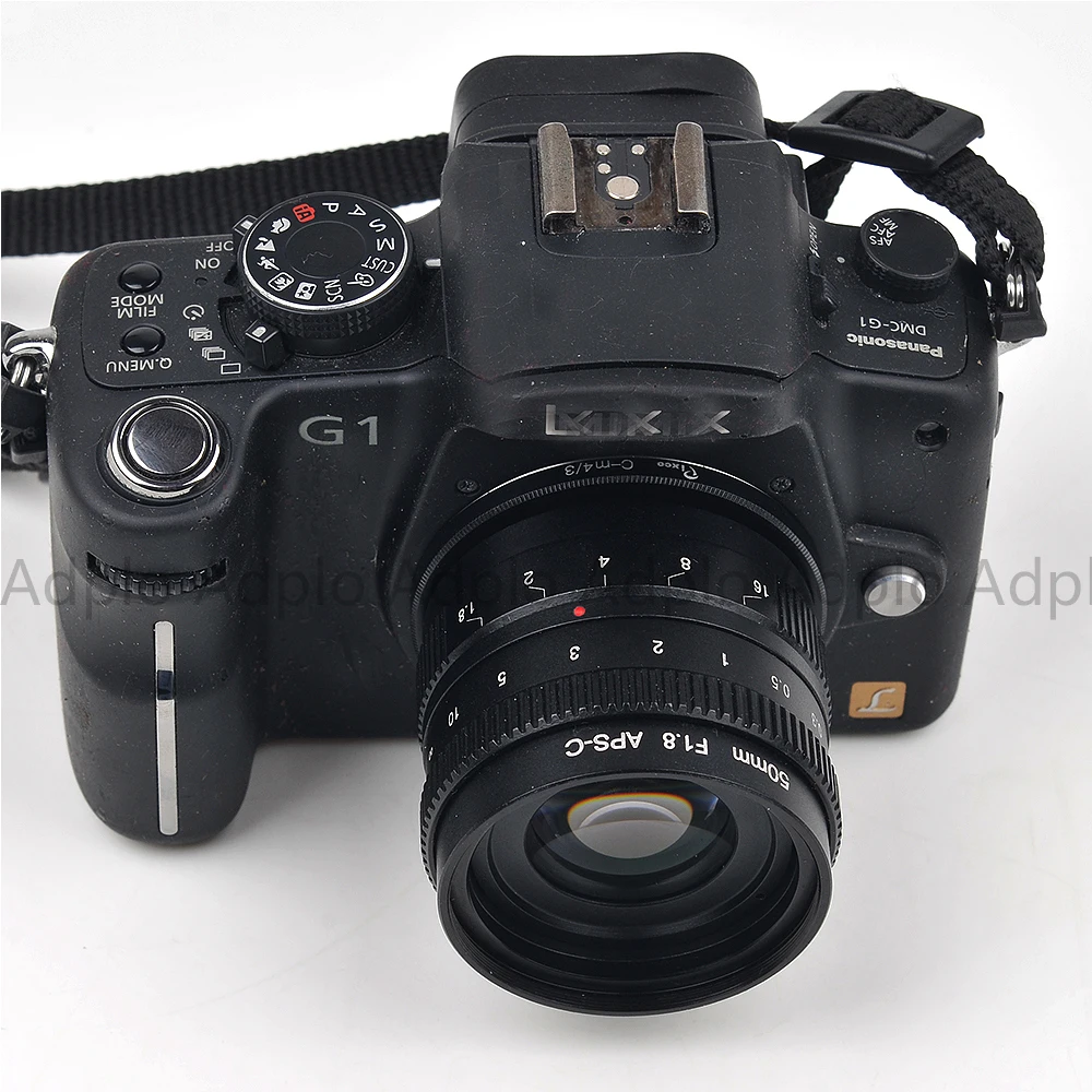 ADPLO APS C 50 мм f/1 8 объектив + 3 подарка для Nikon 1/MICRO 4/3 Pentax Q Nex Fuji canon EOS M камера M10 M3 M2 X T2