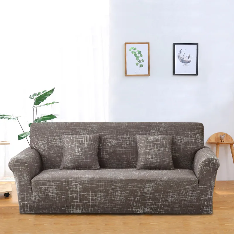 Геометрический диван-кровать эластичный Универсальный диван Чехол диван крышку диванных чехлов для Гостиная секционный диван-крышка 1/2/3 местный домашний декор - Цвет: Color4