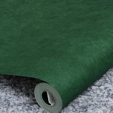Papel де Parede 3D темно-зеленый ретро ПВХ самоклеющиеся сплошной цвет обои стикеры s спальня обои для общежития настенные Стикеры