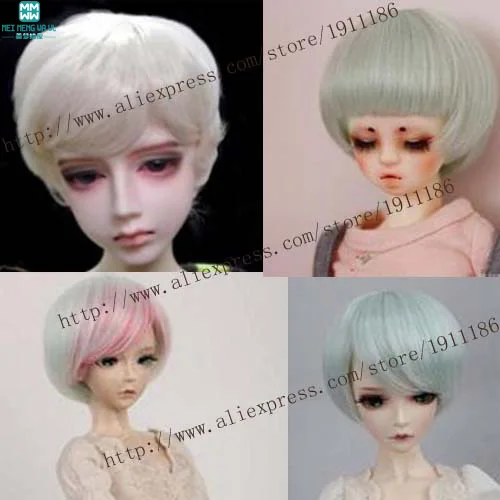 1 шт. 5 см* 100 см Кудри волосы короткие парики для кукол 1/3 1/4 1/6 bjd куклы SD Monster High Куклы Аксессуары