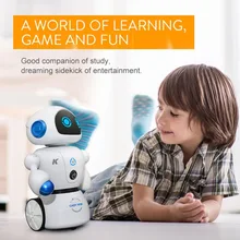 

Intelligent Cady Wigi JJRC R6 Remote Control Programmable Dancing USB RC Robot Early Educational Toy for Kids