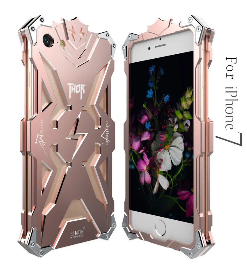 Zimon бренд для iPhone6 Тор Роскошные Heavy Duty Броня из металла Алюминий чехлы Чехлы Чехол