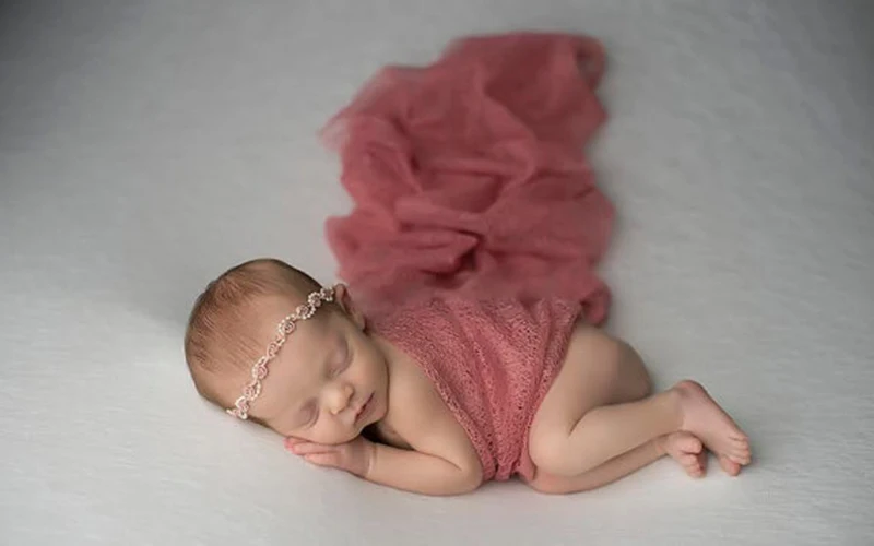Реквизит для фотосъемки новорожденных Мягкие обертывания Пеленание младенца Bebe фотографии костюмы Выдалбливают Шарф одеяло 160*50 см