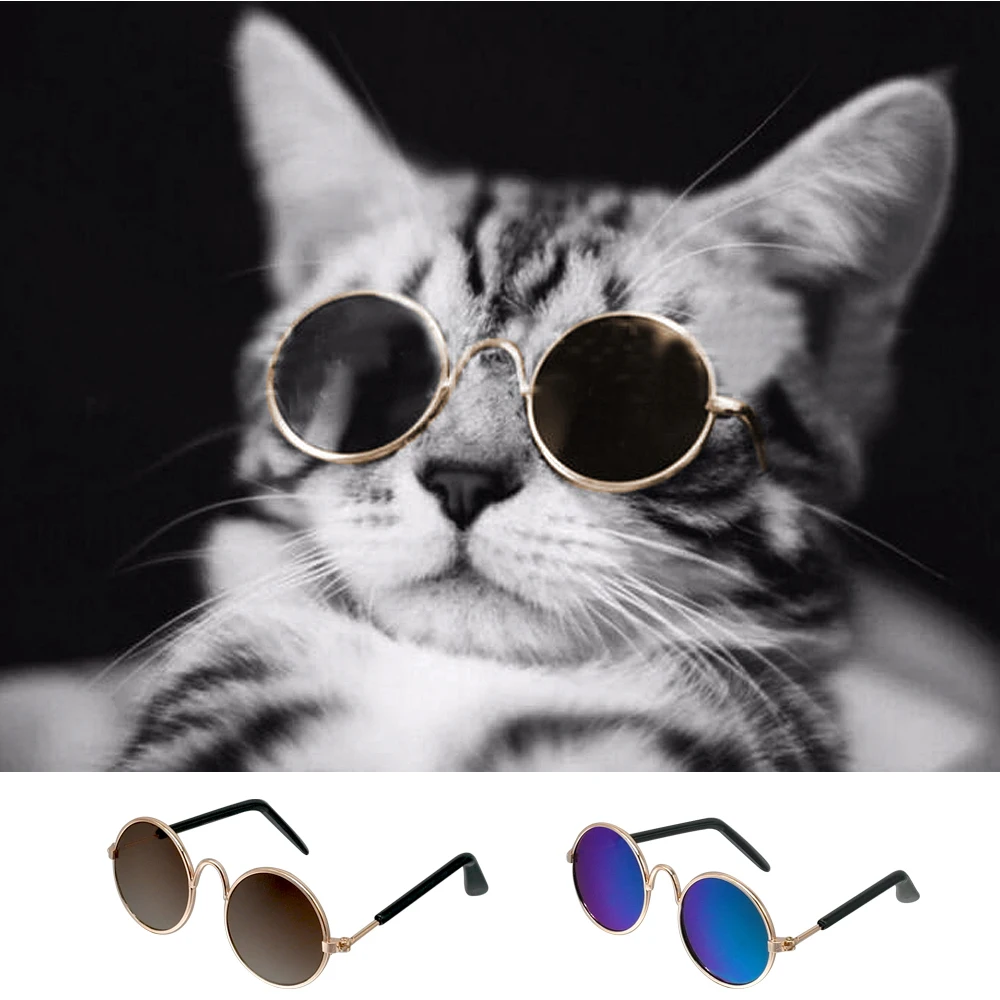 Fashion Small Pet Sunglasses Cat Grooming Accessories Summer Dog Cat Glasses Eye Protection Wear Puppy Cats Supplies Fashion Small Pet Sunglasses Cat Grooming Accessories Summer Dog Cat Glasses Eye Protection Wear Puppy Cats Supplies