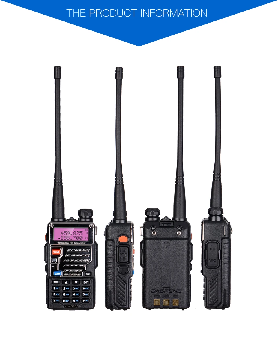 baofeng UV-5RE UV 5RE UV5RE для cb комплект рация 2 шт 10 км автомобильная портативная рации ham радиостанция трансивер baufeng двухдиновая магнитола радиостанции boafeng телефон радио станция радиолюбитель для uhf vhf