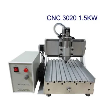 

1pc LY CNC 3020 Z-VFD1.5KW 3 axis water cooling spindle PCB wood engraving machine milling router