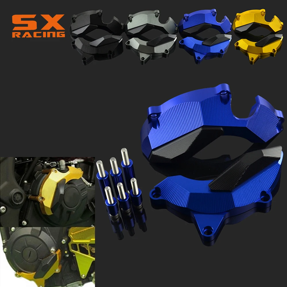 

Aluminum Engine Case Guard Cover Frame Slider Crash Protector For YAMAHA YZF-R3 YZFR3 YZF R3 2014-2016 14 15 16