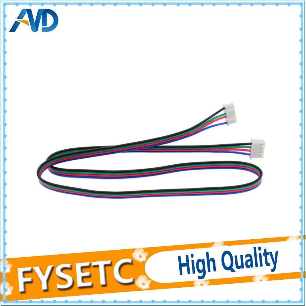 5pcs XH2.54 1 Meter Dupont Cable 4 pin Stepper Motor Wire Part Female to Black White Terminal Line 3D Printers Parts 800 | Компьютеры и