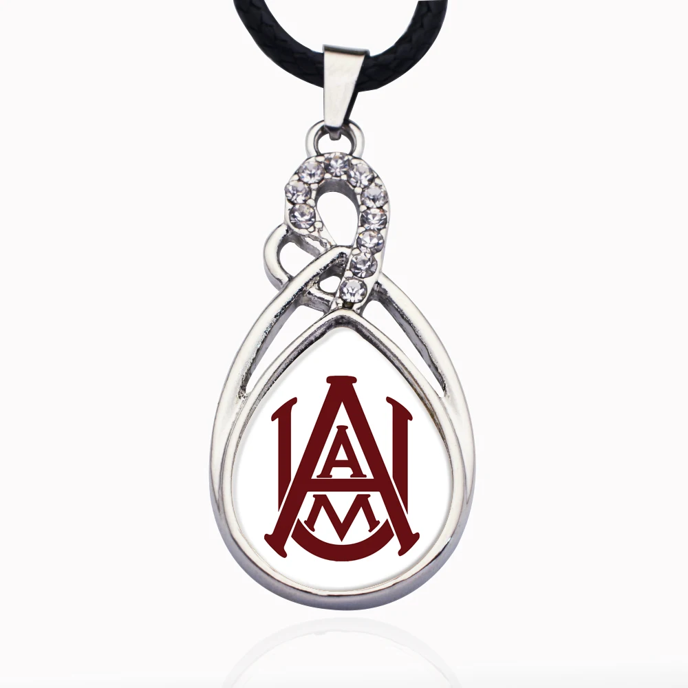 

Wimpy kid Alabama A&M Bulldogs Pendant Necklace Best Gift for /Women/Girl/Men Clear Crystal Link Chain Necklace Jewelry