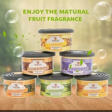 Твердый парфюм леденец автомобильный освежитель воздуха и ароматизатор экологичный домашний ванная комната твердый орнамент дезодорант Лимон Апельсин