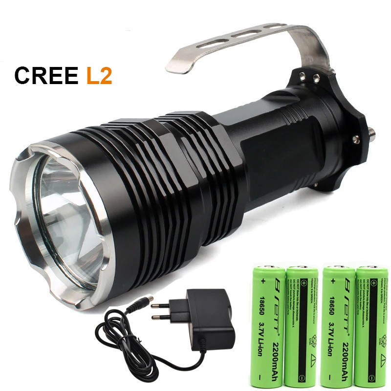 

High quality Portable LED flashlight hand light CREE XM-L2 White /T6 yellow 1200LM hunting tactical searchlight flashlight