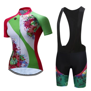 

2018 TELEYI Cycling Jersey women cycling clothing set breathable bike jerseys bicycle Mountain wear mtb clothes ropa ciclismo