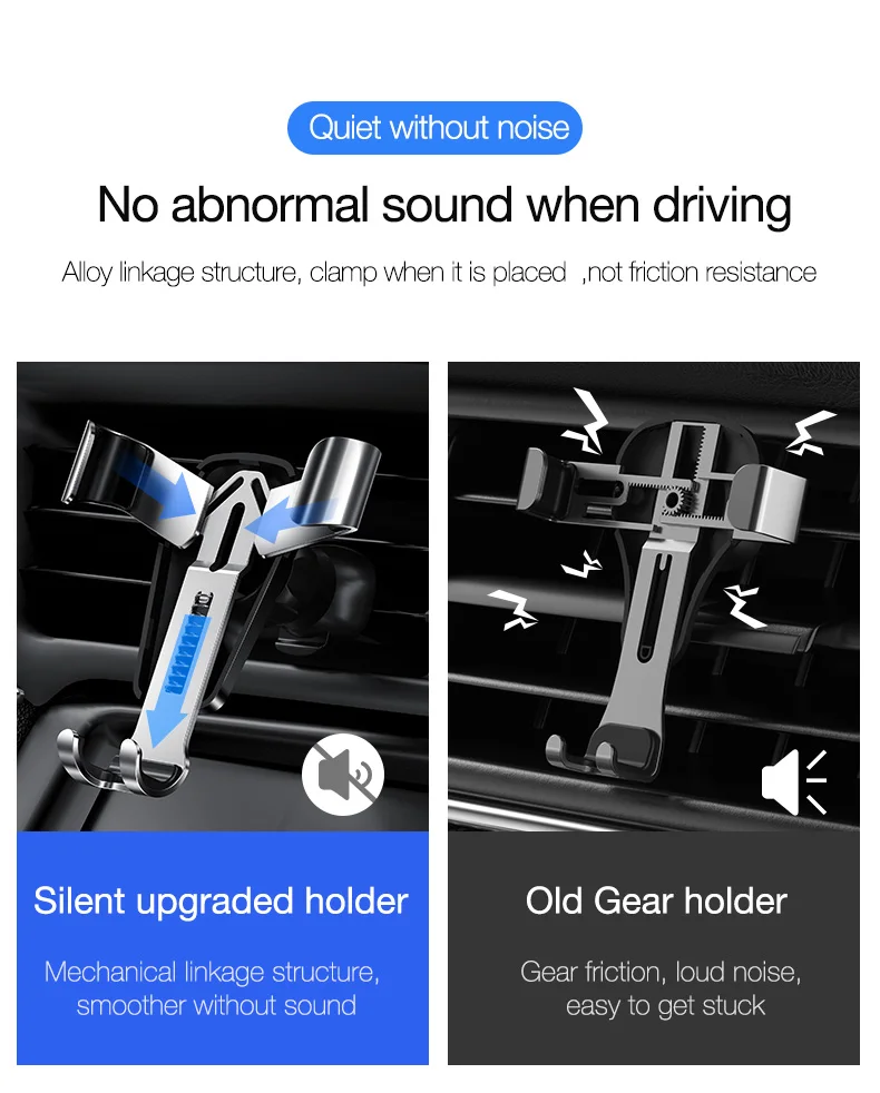 Garvity Car Phone Holder For iPhone Xiaomi Huawei Samsung (10)