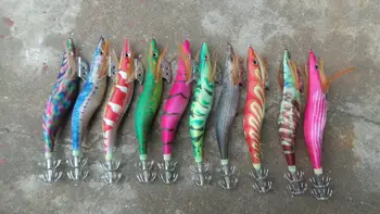 

MR OCTOPUS 70 pcs 4#squid jig,squid hook,fishing lure ,glow in dark,.15cm 26g.5colour mixed ,LUMINOUS LURE , JIGS FISHING